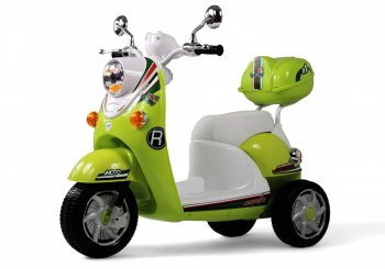 Детский электроскутер Rivertoys Z444ZZ Зеленый