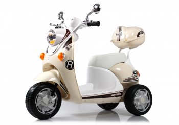 Детский электроскутер Rivertoys Z444ZZ Белый