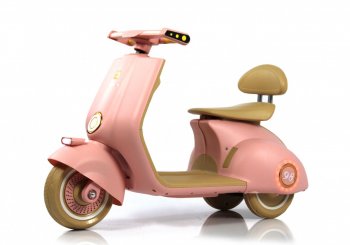 Детский электроскутер Rivertoys K444PX Розовый