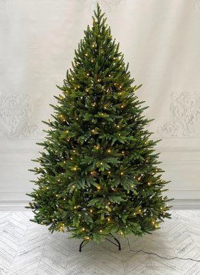 Ель Triumph Tree Королевская Премиум 100% литая с лампами