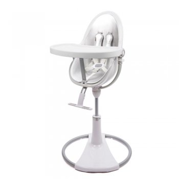 Стульчики для кормления BLOOM FRESCO CHROME WHITE lunar silver/серебро