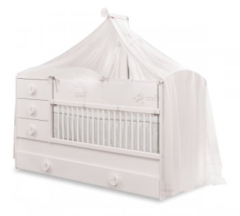 Детская кровать -трансформер Cilek Baby Cotton SL с родительской кроватью (80x180 см) 20.24.1015.00