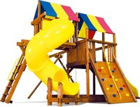 Детская игровая площадка Rainbow Play Systems Саншайн Фанхаус V Лайт Тент (Sunshine Funhouse V RYB Light) 2