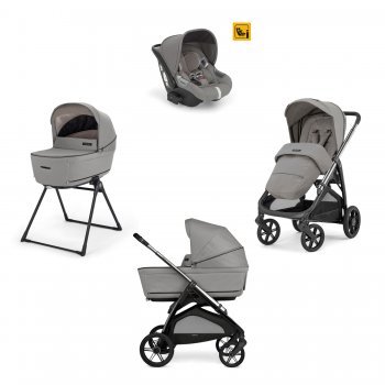 Коляска 3 в 1 Inglesina Aptica System Quattro (Darwin) Platinum Grey