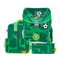 Школьный ранец DerDieDas Ergoflex Buttons Футбол на траве 1