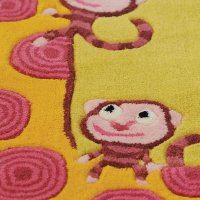 Детский ковёр в комнату Pansky Жираф и обезьянки (110*160) 2