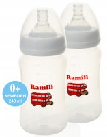 Двойной молокоотсос Ramili SE450 с двумя дополнительными бутылочками 240ML (SE450240MLX2) 2