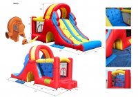 Детский надувной игровой центр Happy Hop Мега-горка 9082N (Хаппи Хоп) 2