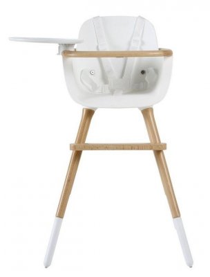 Стульчик для кормления Micuna Ovo Original One (white/natural) полипропиленовые ремни white