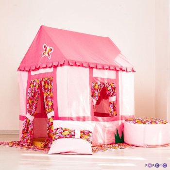 Текстильный домик-палатка с пуфиком для девочек Paremo Дворец Мирабель PCR116-02