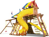Детская игровая площадка Rainbow Play Systems Саншайн Кастл V Лайт Тент (Sunshine Castle V RYB Light) 2