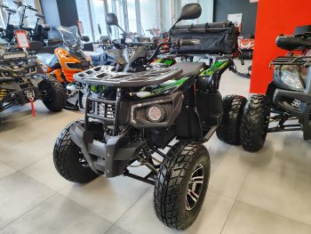 Детский электроквадроцикл MOTAX ATV GRIZLIK E3000 R Черно-зеленый