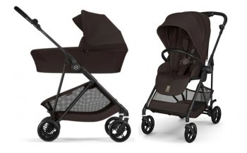 Коляска 2 в 1 Cybex Melio Carbon Chocolate Brown 2026