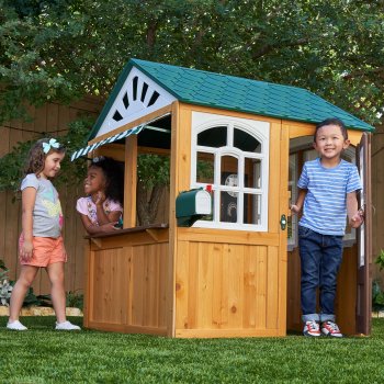 Детский деревянный домик для дачи KidKraft 