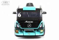 Детский электромобиль Rivertoys Mercedes-Benz Axor (H777HH) с прицепом 8