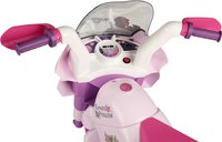Детский электромотоцикл для девочек Peg-Perego Flower Princess 4