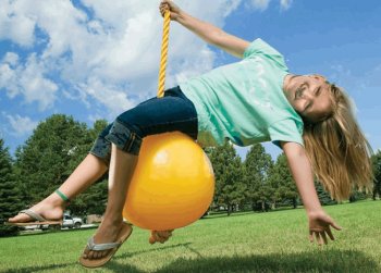 Детская качель «Шар на канате» Rainbow Play Systems (Knotted Rope with Buoy Ball) 