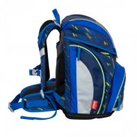 Школьный рюкзак Scout Alpha Exklusiv Safety Light Полицейский разворот 4