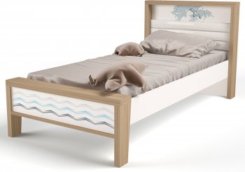 Детская кровать №1 ABC King MIX Ocean 190х90 голубой