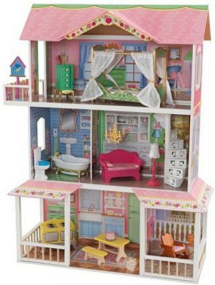 Деревянный дом KidKraft для Барби 