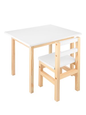 Комплект детский Kettler &quot;стол + стул&quot; KETT-UP ECO ODUVANCHIK белый