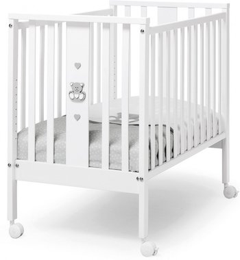 Кровать Erbesi Mini Charly (Чарли) Белый/серый