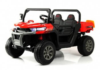 Детский электромобиль Rivertoys H005HH 4WD красный
