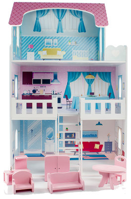 Кукольный домик Paremo PD318-22 Дом Валери Шарм с интерьером и мебелью 6 предметов