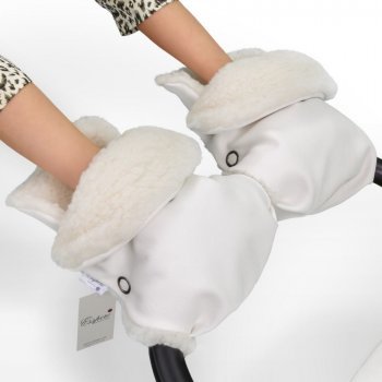 Муфта-рукавички для коляски Esspero Margareta (100% овечья шерсть)