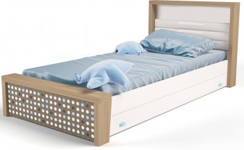 Детская кровать №3 ABC King MIX 160х90 голубой