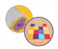 Детский ковёр в комнату Pansky Цветные квадраты-2 (120*120) 2