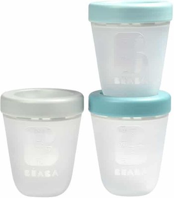 Набор силиконовых контейнеров Beaba Silicone (3 штуки)