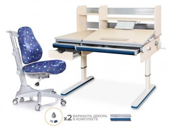 Комплект детский стол-парта Mealux Montreal (BD-670) + кресло Match (Y-528)