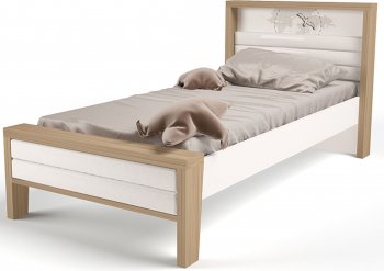 Детская кровать №2 ABC King MIX Ocean с мяг.изножьем 190х90 кремовый