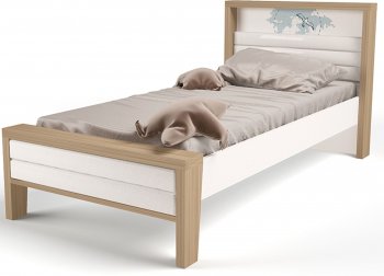 Детская кровать №2 ABC King MIX Ocean с мяг.изножьем 160х90 голубой