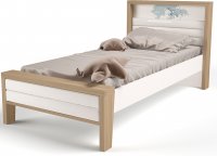 Детская кровать №2 ABC King MIX Ocean с мяг.изножьем 8