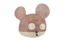 Шерстяной стираемый ковер LorenaCanals Miss Mighty Mouse 100*120 1