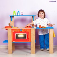 Деревянная кухня-трансформер для детей Paremo 