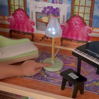 Кукольный домик KidKraft Мечта 65823_KE, с мебелью 14 элементов, интерактивный 9