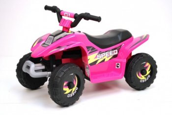 Детский электроквадроцикл Rivertoys H001HH Розовый