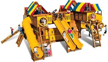 Детская игровая площадка Rainbow Play Systems Мегаполис Тент (Megapolis RYB)