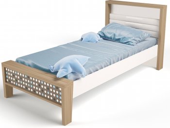 Детская кровать №1 ABC King Mix 190х90 голубой