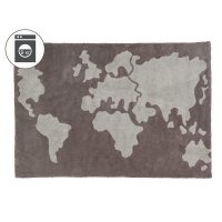 Стираемый ковер LorenaCanals Карта Мира 140*200 1