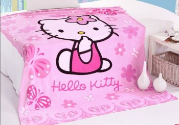 Плед детский Pansky Hello Kitty, 150*200 см цвет-4