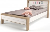 Детская кровать №2 ABC King MIX Bunny с мяг. изножьем 6