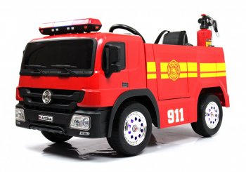 Детский электромобиль (пожарная) Rivertoys A222AA