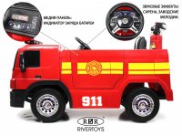 Детский электромобиль (пожарная) Rivertoys A222AA 10