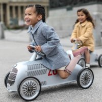 Детская машинка Baghera Rider Mercedes-Benz, серебристая 5