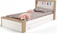 Детская кровать №4 ABC King MIX Bunny с мяг. изножьем 8