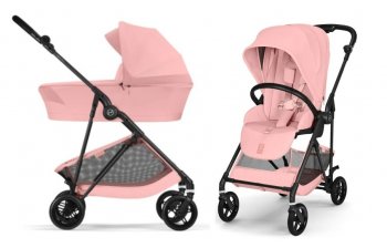 Коляска 2 в 1 Cybex Melio Carbon Candy Pink 2026